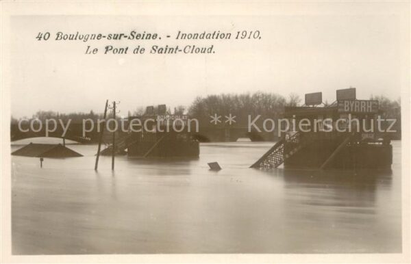 Boulogne-sur-Seine Bilancourt Le Pont de Saint Cloud