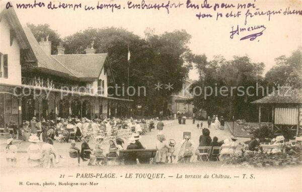 Paris-Plage Le Touquet La terrasse du Chateau