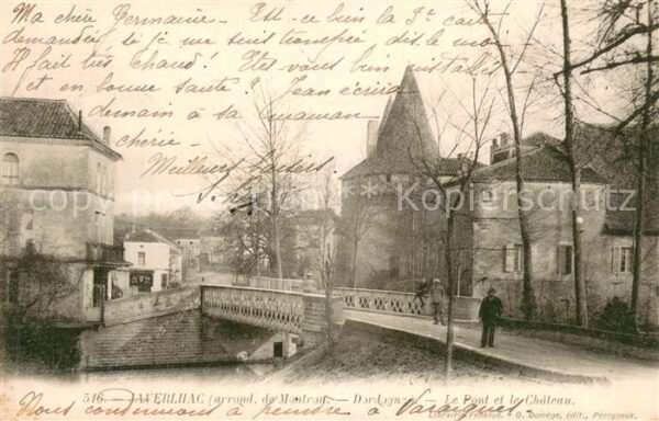 Javerlhac-et-la-Chapelle-Saint-Robert Le Pont et le Chateau