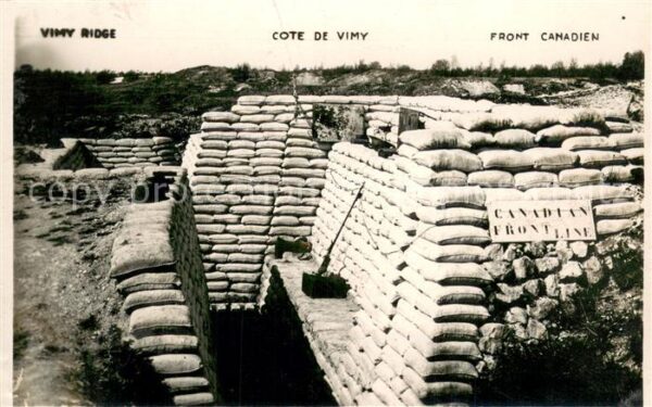Vimy 62 Vimy Ridge Cote de Vimy Front Canadien