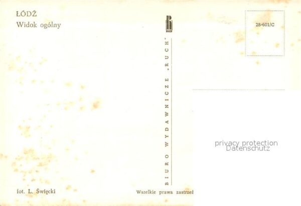 Lodz Litzmannstadt Widok ogolny – Bild 2