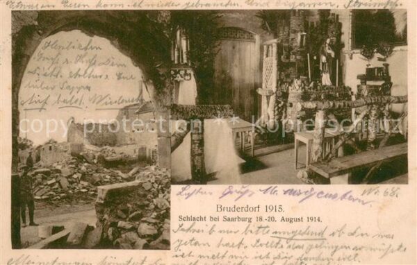 Bruderdorf 57 Schlacht bei Saarburg August 1914