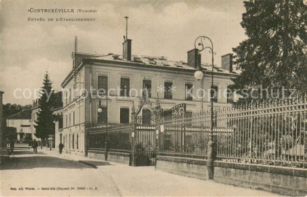 Contrexeville 88 Entree de l'Etablissement