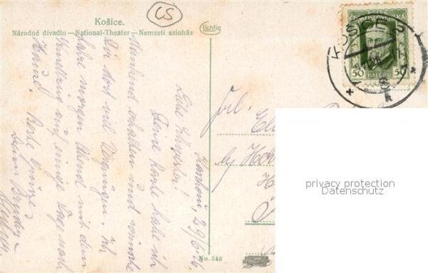 Kosice Kassa Kaschau Slovakia Narodne divadlo – Bild 2