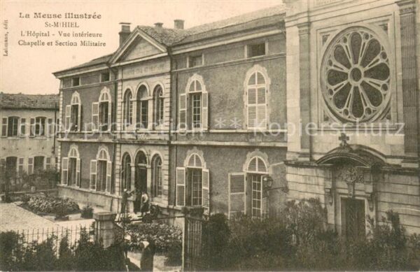 Saint-Mihiel 55 Hopital Vue interieure Chapelle et Sect