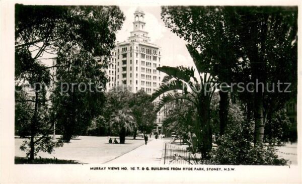 Sydney Building from Hyde Park