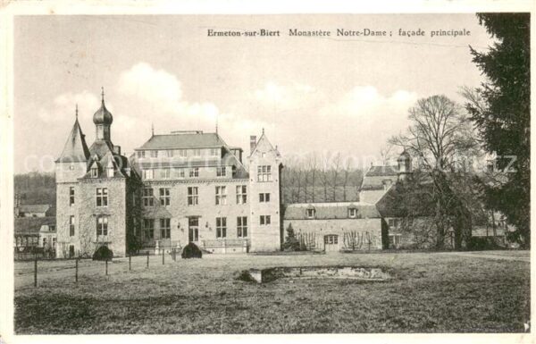 Ermeton-sur-Biert Monastere Notre Dame facade principale