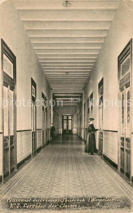 Thildonck Vlaams-Brabant Pensionnat des Ursulines Corridor des C