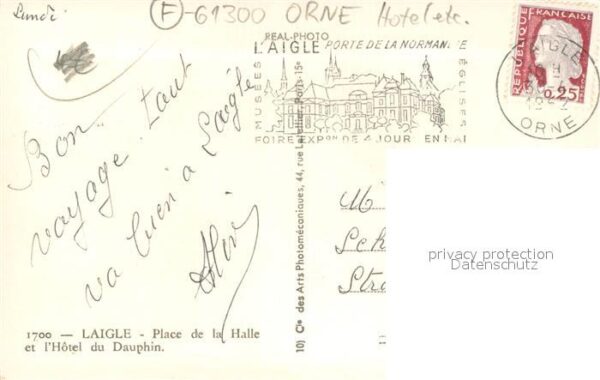Laigle Rouen 76 Place de la Halle et l_Hotel du Dauphin – Bild 2