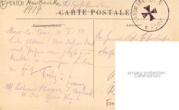Mars-la-Tour Ceremonie du 16 Aout 1910 – Bild 2