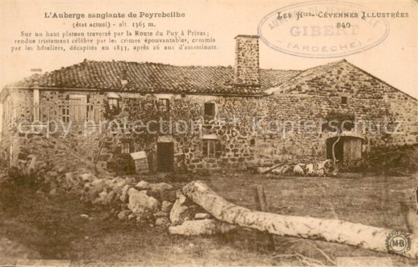 Cevennes Region Auberge sanglante de Peyrebeilhe