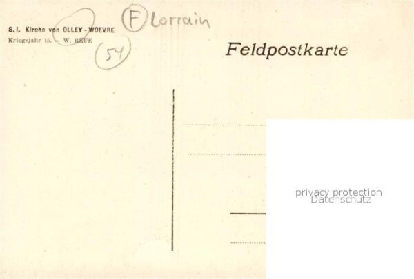 Olley 54 Kirche von Olfen Zeichnung – Bild 2