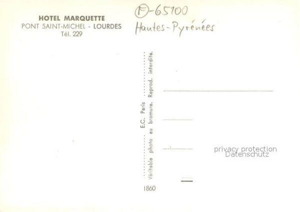 Lourdes Hautes Pyrenees Hotel Marquette Point Saint Michel – Bild 2