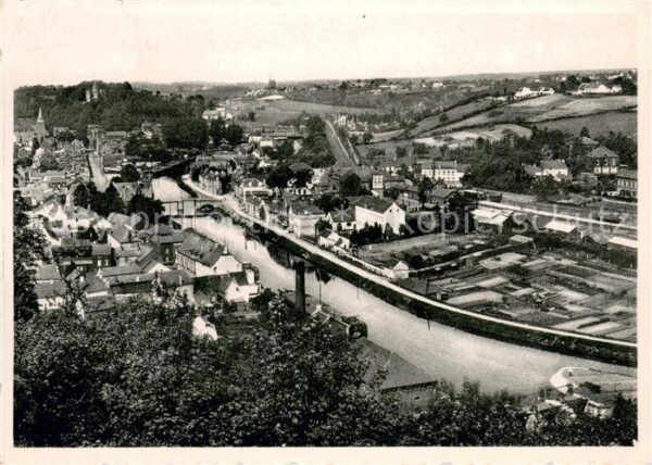 Thuin Wallonie Panorama vers Lobbes