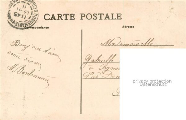 Fleurines Entree du Chateau de St Christophe – Bild 2