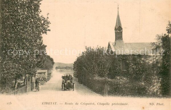 Etretat Route de Criquetot Chapelle protestante