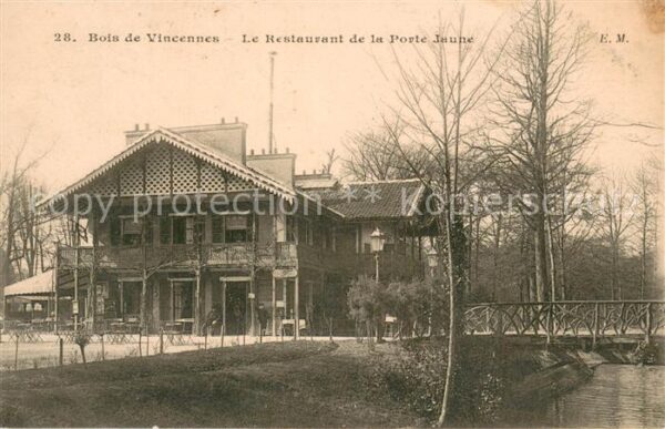 Bois de Vincennes Le Restaurant de la Porte Jaune