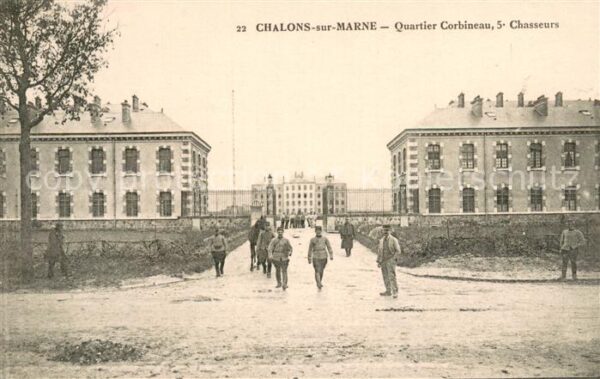 Chalons-sur-Marne Quartier Corbineau 5e Chasseurs