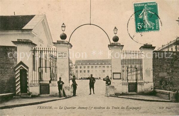 Vernon 27 Le Quartier Avenay 3e Escadron du Train
