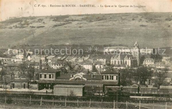 Darnetal La Gare et le Quartier de Longpaon