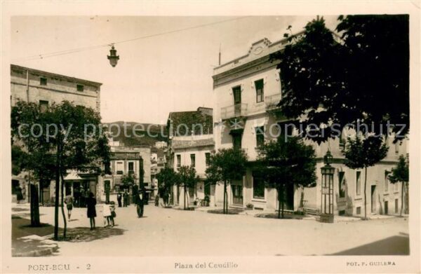 Port-Bou Portbou Plaza del Caudillo