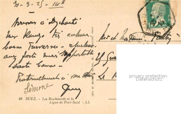Suez Canal de Boulevard and Railway to Port Said – Bild 2