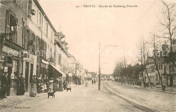 Troyes 10 Entree du Faubourg Croncels