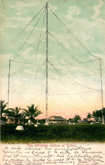 Colon Panama The Wireless station
