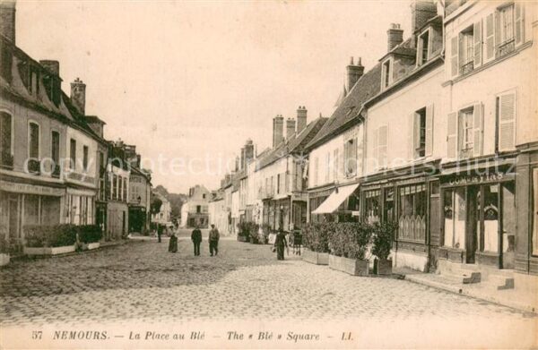 Nemours 77 La Place au Ble