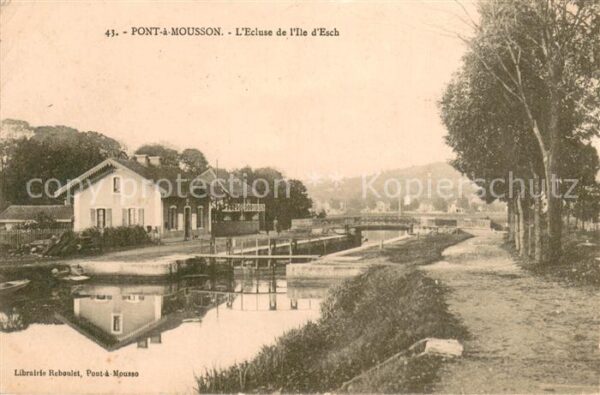 Pont-a-Mousson Ecluse de l’Ile d_Esch