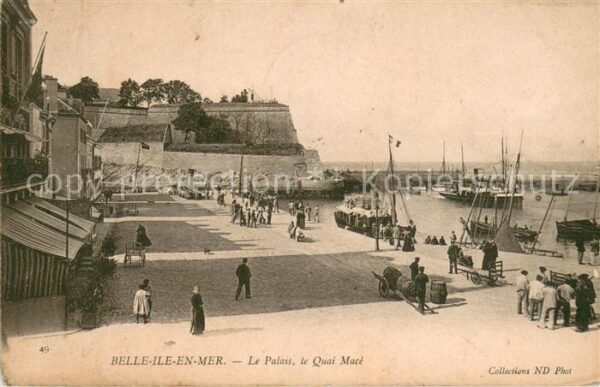 Belle-Ile-en-Mer Le Palais le Quai Mace