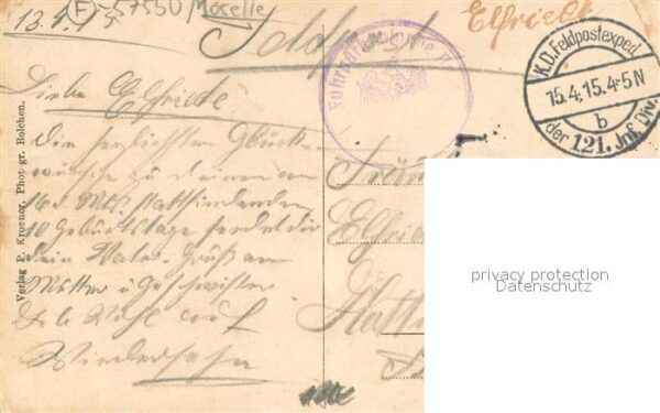 Hargarten-aux-Mines Gasthof zur Huf von A Tousch – Bild 2