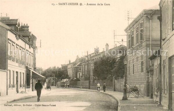 Saint-Dizier Haute-Marne Avenue de la Gare