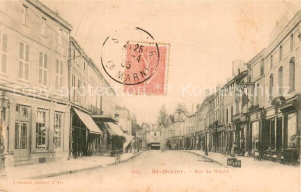 Saint-Dizier Haute-Marne Rue du Marche