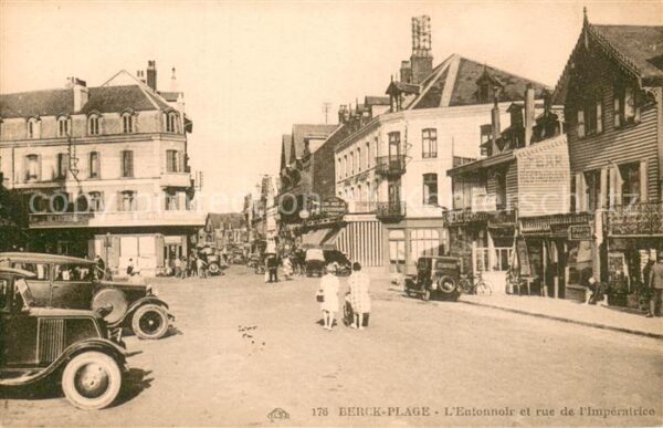 Berck-Plage Entonnoir et rue de l'Imperatrice