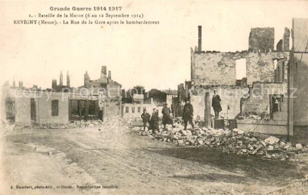 Revigny 55-sur-Ornain Grande Guerre Bataille de la Marne Sept