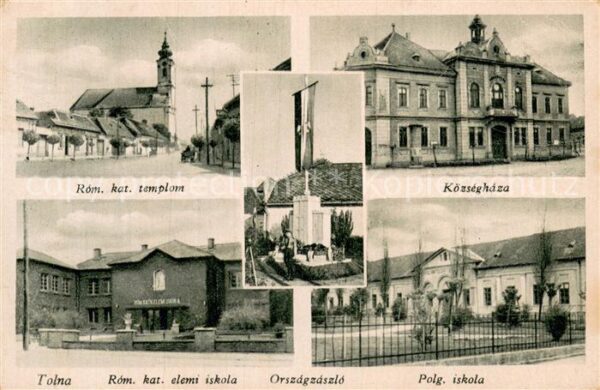 Tolna megye Rom kat templon Közseghaza Rom kat elem