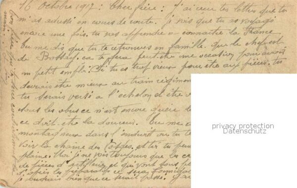 Vailly-sur-Aisne Eglise et ses environs detruits dans la – Bild 2