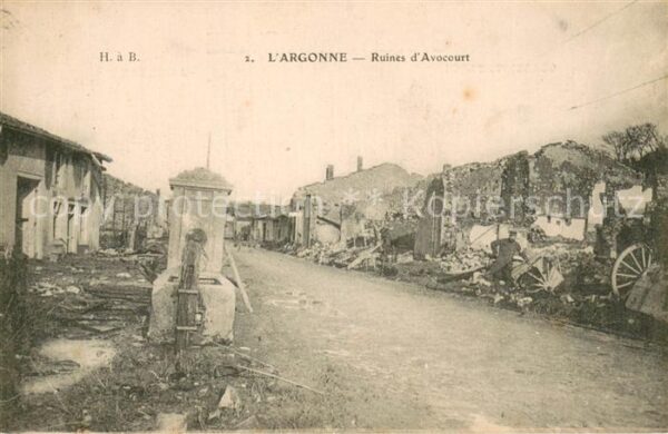 Argonne-Clermont Ruines d_Avocourt