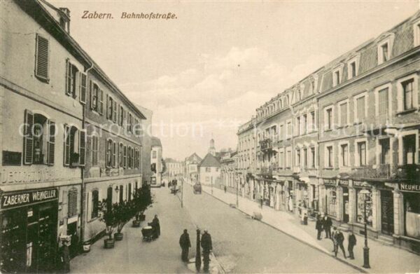 Zabern Saverne Bahnhofstrasse