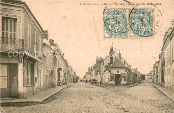 Chateaudun Ruede Varize et rue du Temple St Valeri