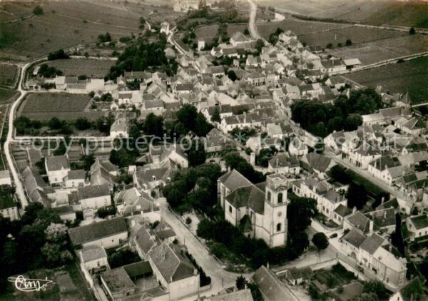Pommard Vue generale aerienne