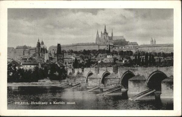 Prag Prahy Prague Prag Hradcany Karluv most