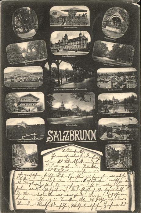 Bad Salzbrunn Szczawno-Zdroj Salzbrunn Zemplin Allee Mathildenhöhe W