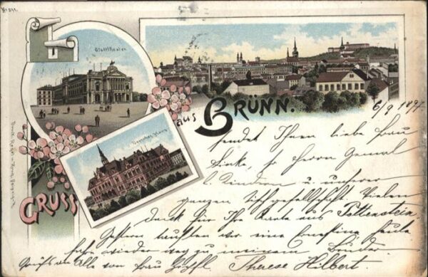 Bruenn Brno Brünn Stadttheater Deutsches Haus