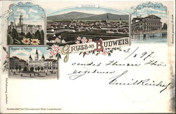 Budweis Ceske Budejowice Budweis Frauenberg Deutsches Haus Ringp