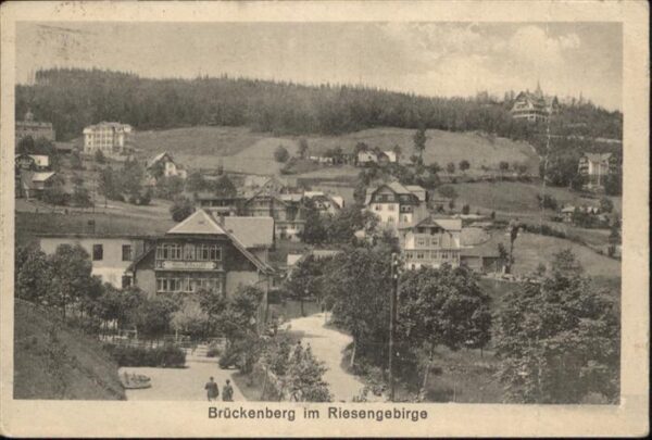 Krummhuebel Riesengebirge Krummhübel [Stempelabschlag] Brückenber