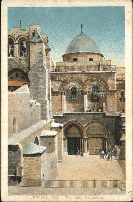 Jerusalem Yerushalayim Jerusalem Holy Sepulchre