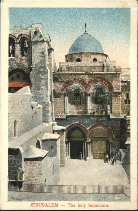 Jerusalem Yerushalayim Jerusalem Holy Sepulchre