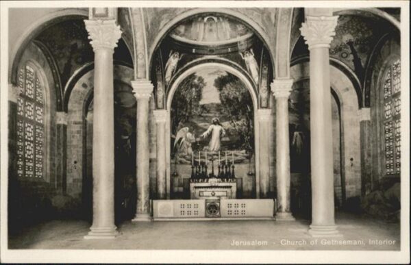 Jerusalem Yerushalayim Jerusalem Church Gethsemani Interior